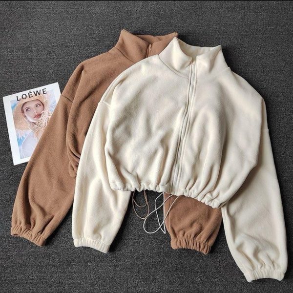 Trendy Cropped Hoodie