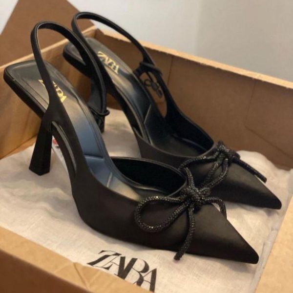 Zara-Inspired Black Stiletto Heels