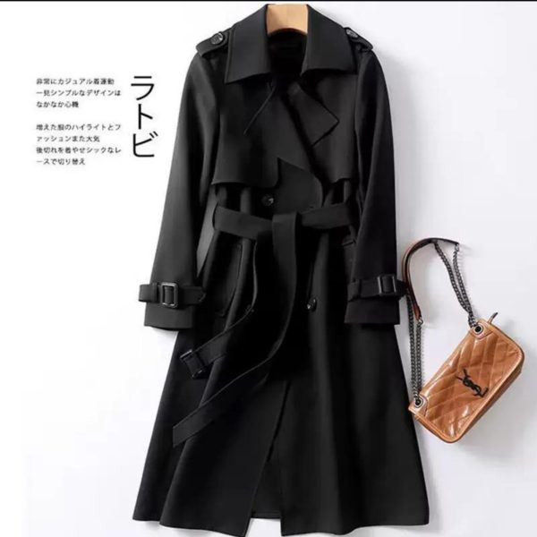 Longline Belted Winter Coat – Elegant & Warm
