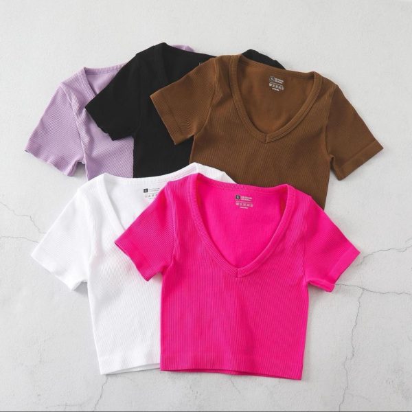 Ribbed Cropped Top