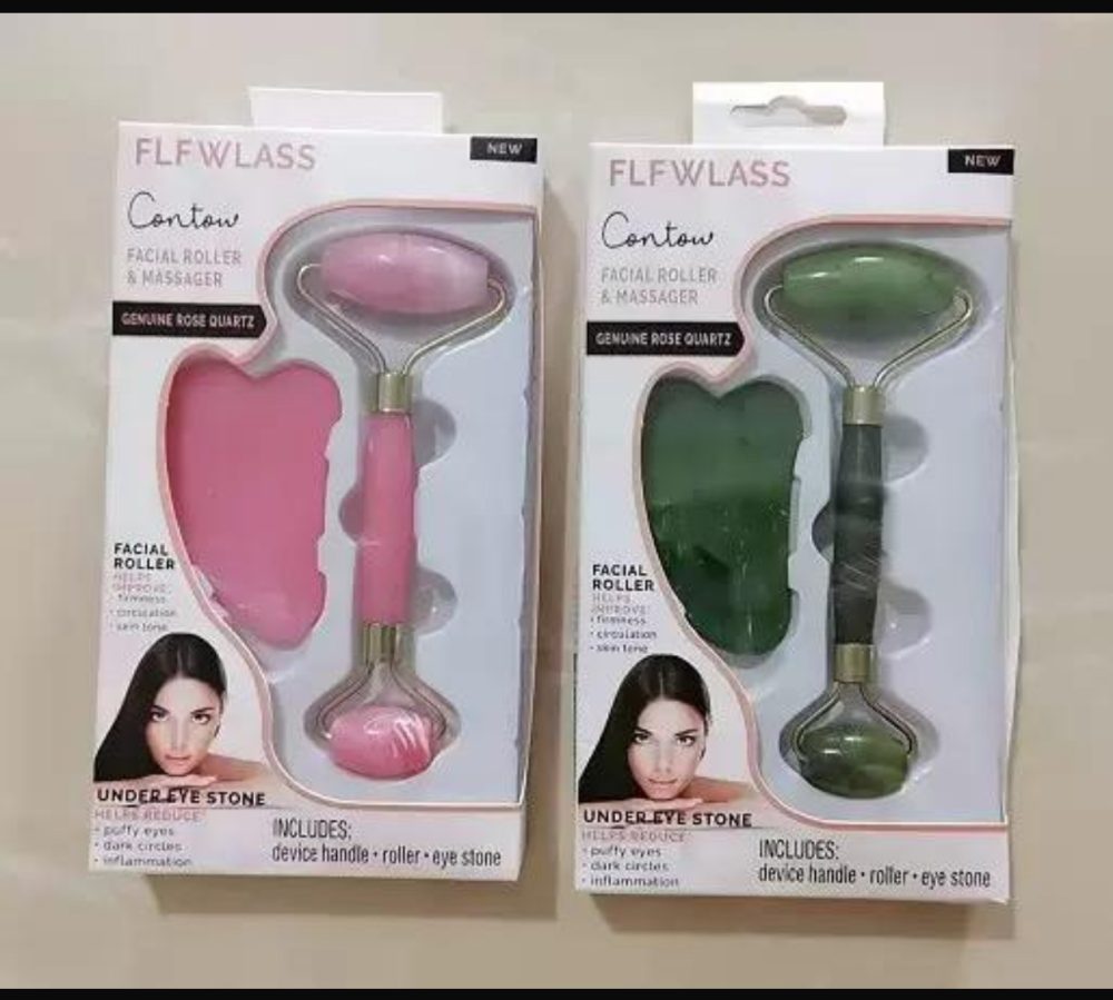 FLFWLASS Contour Facial Roller & Massager Set