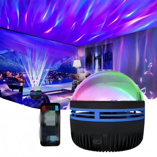 Fantasy Northern Lights Projection Star Light Water Wave Lamp