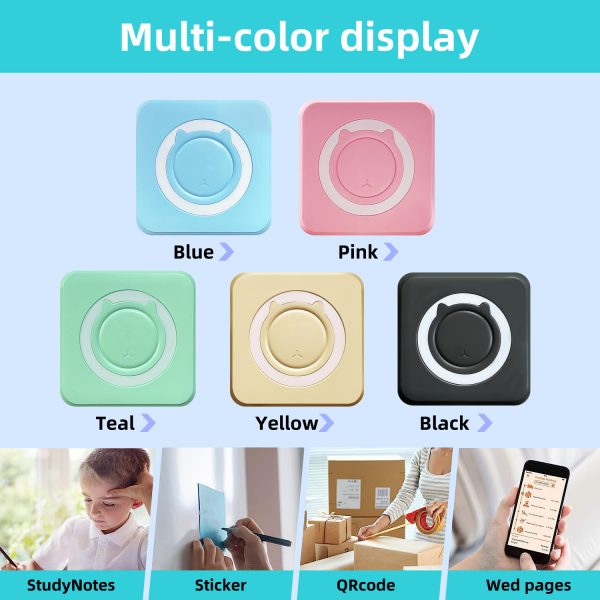 Pocket Mini Student Wrong Question Bluetooth Photo Information Label Thermal Printer