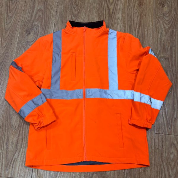 Soft Shell Waterproof Black Night Reflective Work Clothes