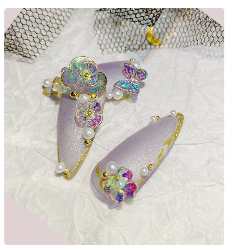 Flower Butterfly Nail - Image 4